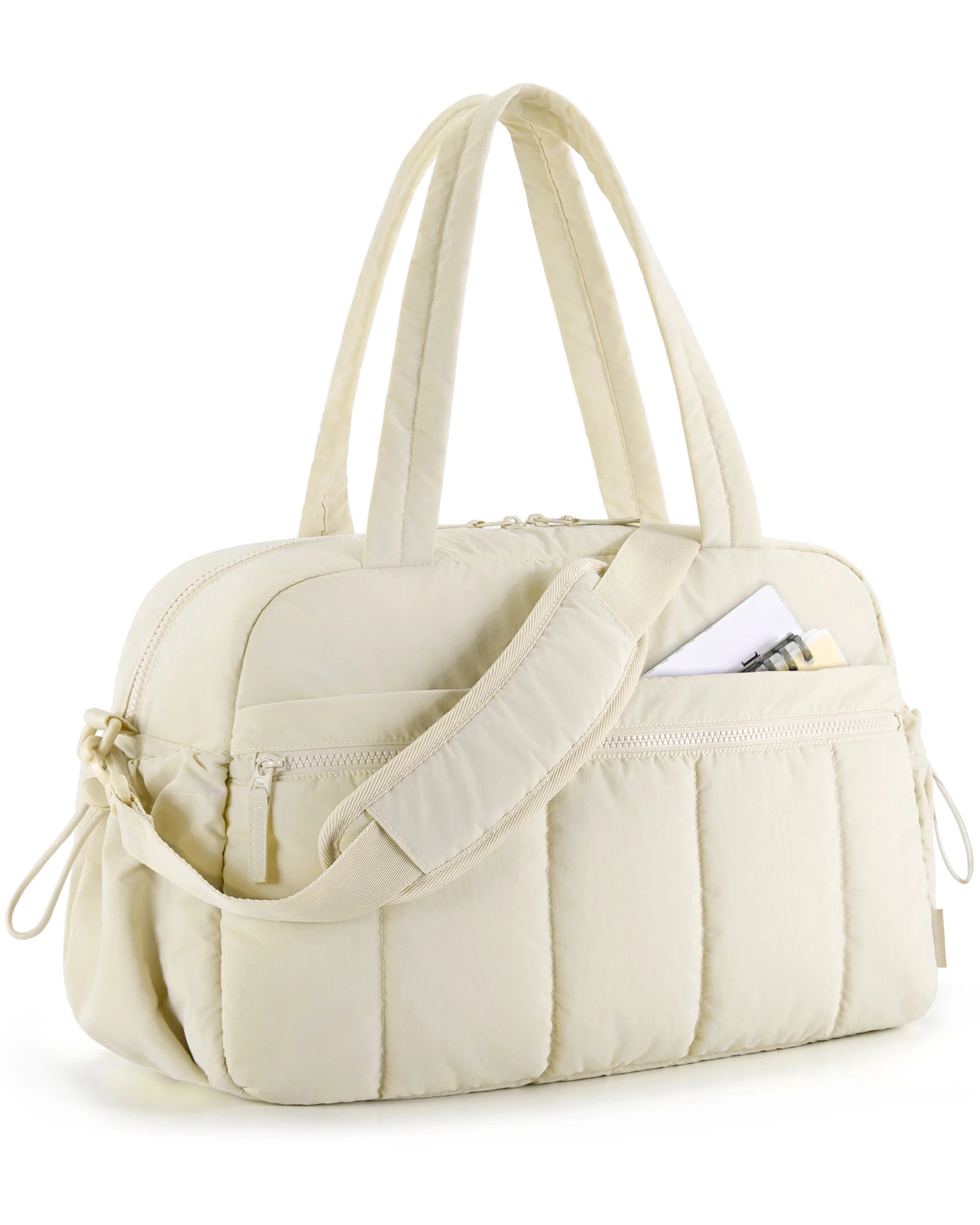 BAGSMART Women's Travel Duffel Bag Gym Bag with Wet Pocket Carry On Waterproof Weekender Boston Bag for Airport Cabin