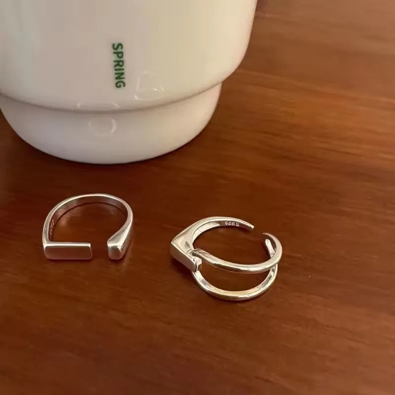925 Sterling Silver Vintage Adjustable Ring