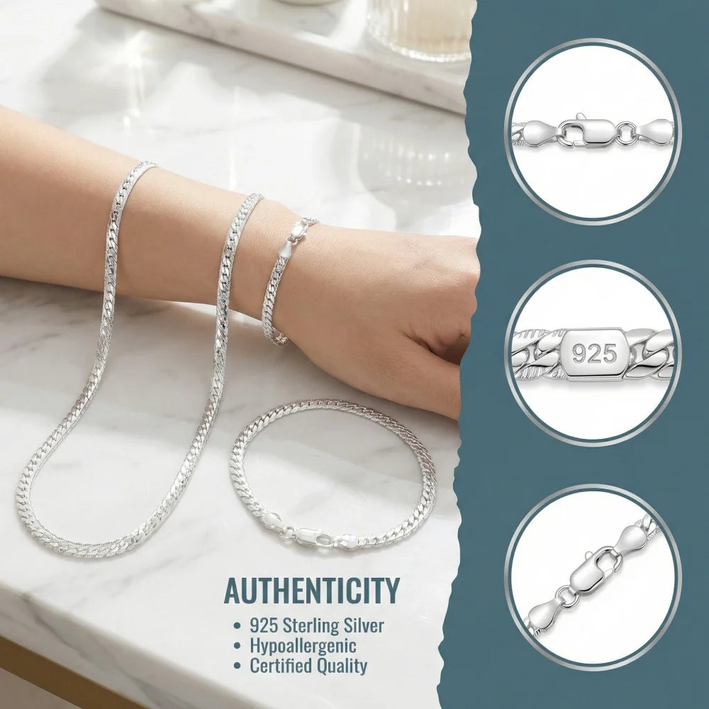 925 Silver Chain Jewelry