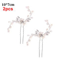 Women Pearl Hair Clips Bridal Tiaras Hair Comb Vine Bridesmaid Hairpins Barrettes Women Headwear Wedding Hair Pieces Jewelry