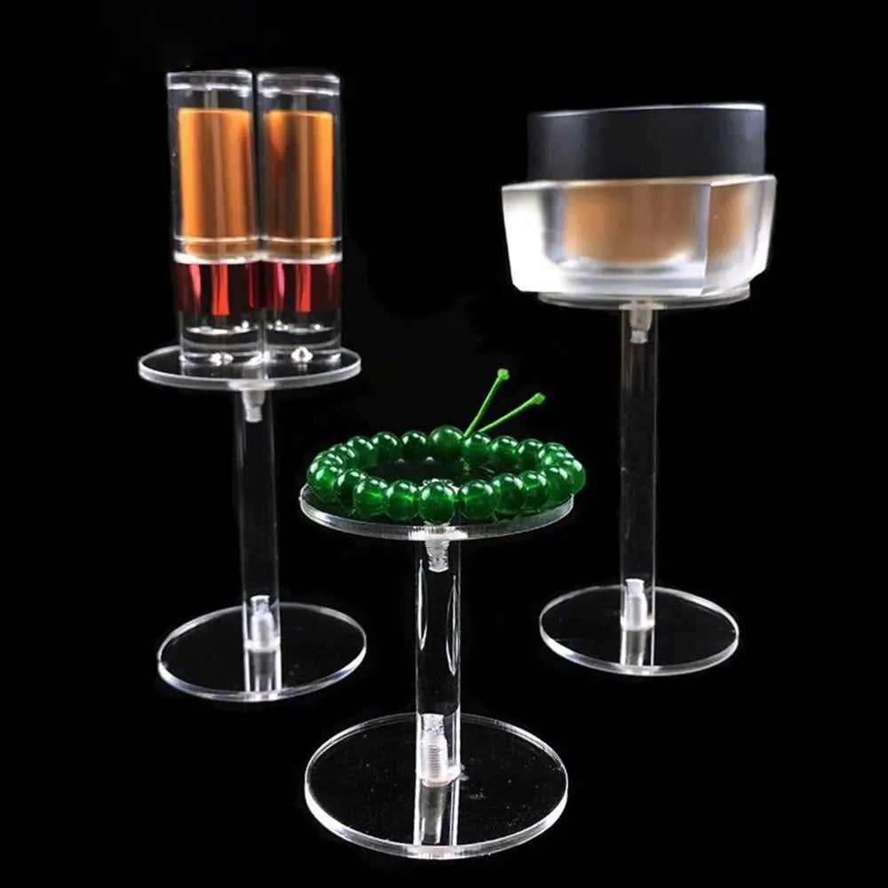 Transparent Frame Round Jewelry Blind Box Display Stand Acrylic Clear Bracelet Organizer Shelf