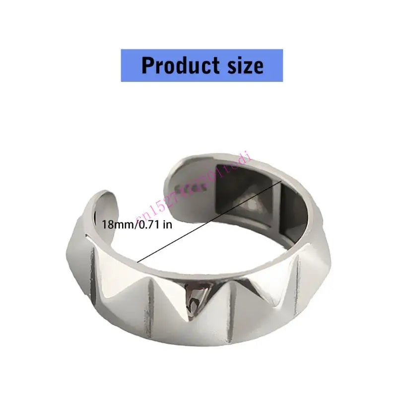 M76B Contemporary Rhombus Designs Rings Zinc Alloy Jewelry For Trendy Women