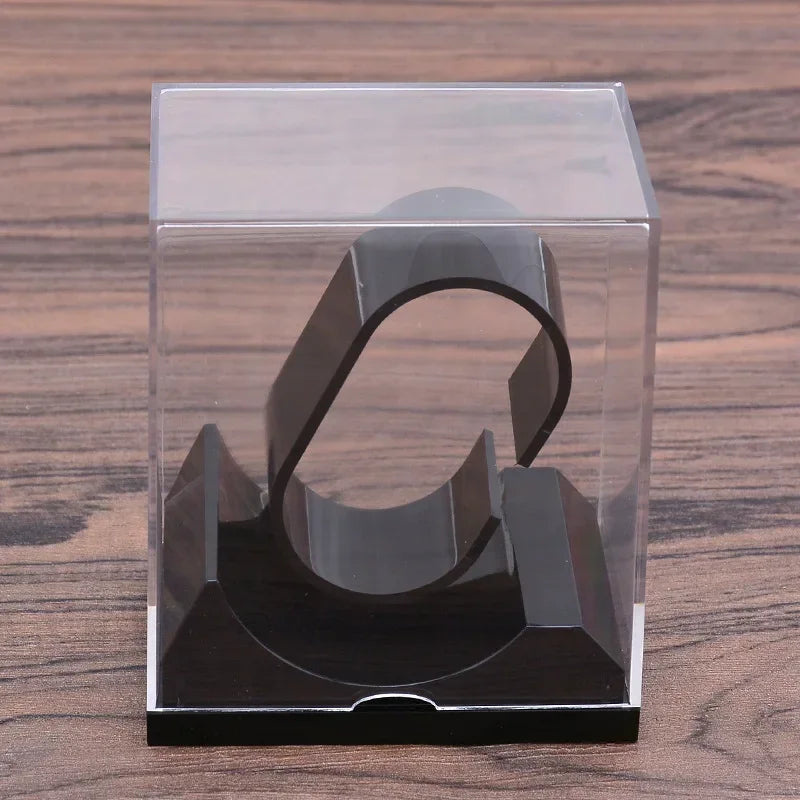 Watch Packaging Box Plastic Transparent Watch Stand Rack General Showcase Shelf Portable Wrist Watch Storage Box Jewelry Display