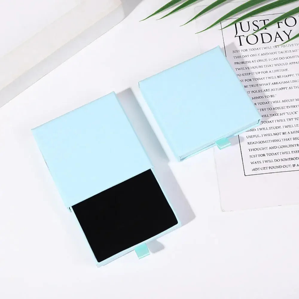 1Pc Thick Kraft Paper Drawer Jewelry Box With Sponge Greet Card for Necklace Bracelet Ring Gift Box Jewelry Packaging Box Joyero