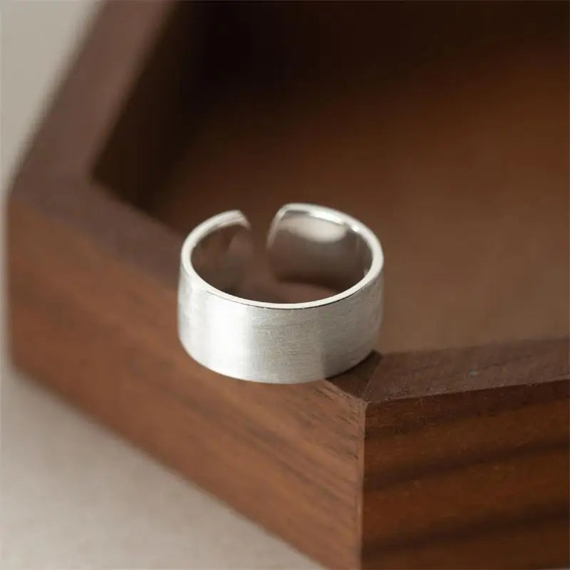 XIYANIKE Simple Wide Open Cuff Finger Rings For Women Girl Korean Fashion Adjustable Jewelry Gift Party кольцо женск