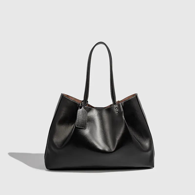 Fashion Ruched Women Big Handbags Designer PU Leather Shoulder Bag High Quality Crossbody Bags Women Bucket Bag Female Clutch