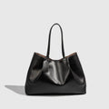 Fashion Ruched Women Big Handbags Designer PU Leather Shoulder Bag High Quality Crossbody Bags Women Bucket Bag Female Clutch