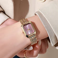 2026 Hot Brand Stainless Steel Strap Watch Women Luxury Gift Quartz Wristwatch Student Fashion Simple Square Quartz Watches