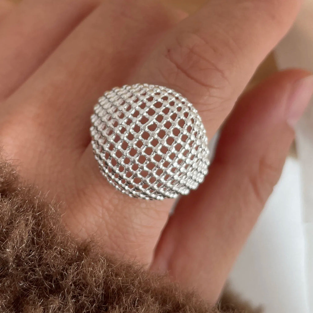 925 Sterling Silver Rings for Women Couple Minimalist Handmade Simple Wide Interware Ring Party Jewelry Gift Prevent Allergy