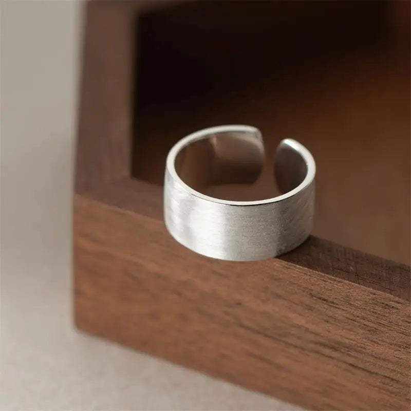 XIYANIKE Simple Wide Open Cuff Finger Rings For Women Girl Korean Fashion Adjustable Jewelry Gift Party кольцо женск