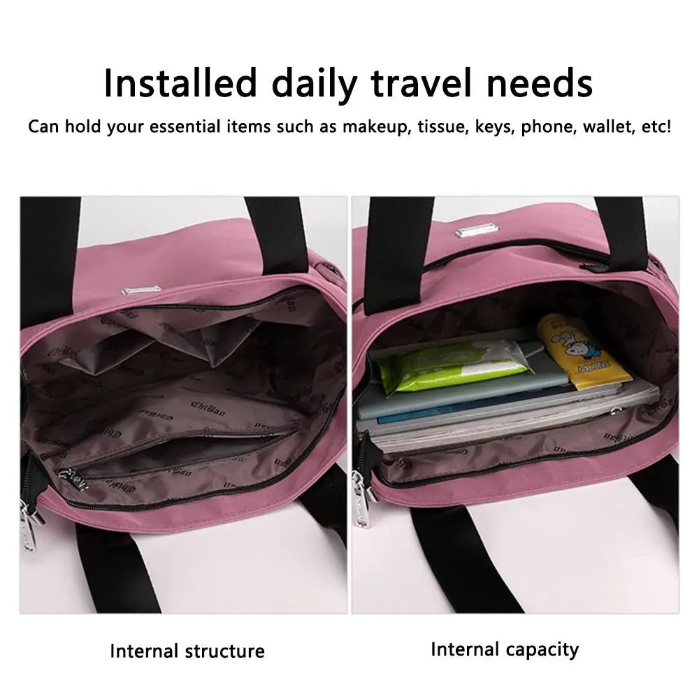 High Quality Large Capacity Handbag Tote Bags Lightweight Waterproof Nylon Shoulder Bag For Work School And Travel Shoulder Bags