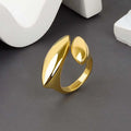 XINYI Silver colour Ring For Women Flat Simple Finger Open Vintage Handmade Ring Allergy For Party Birthday Gift