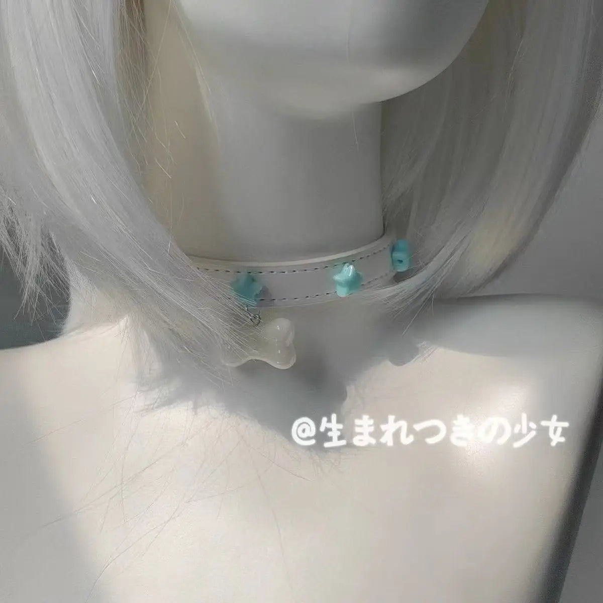 Sweet Cool Cute Bone Collar Couple Personalized Choker Spicy Girl Neck Band Punk Dog Necklace