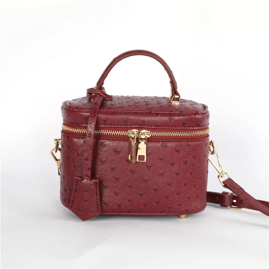 Casual Summer Ostrich Pattern Underarm Women's Crossbody Bag Commute Simple Design Single Shoulder Bag Commuter Tote Bag