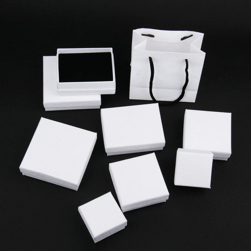 1PCS Frosted White Jewelry Packing Carton Box Handsbag Fashion Holder Packaging Box Jewellery Organizer Storage Gift Box