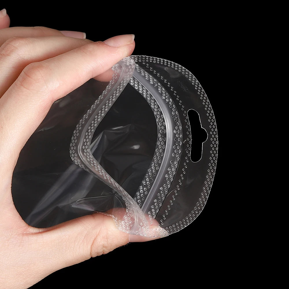 50pcs/Lot Transparent Plastic Jewelry Package Bags Anti-Oxidation Organizer Display Necklace Storage OPP Self Sealing Pouches