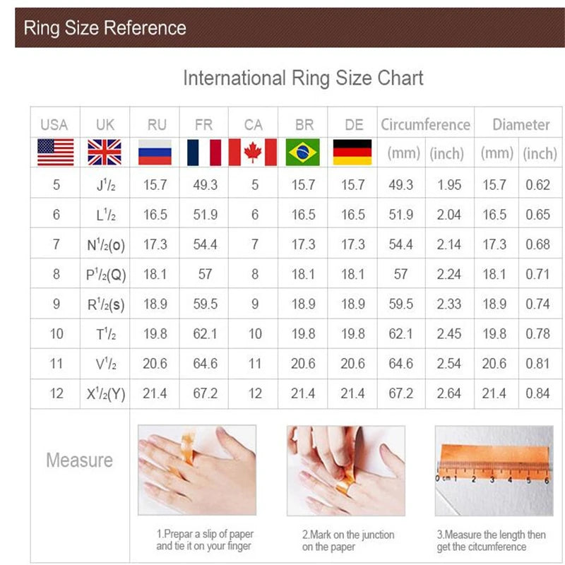 Original Design 925 Sterling Silver Blue Zircon for Ring Fit Women Wedding Engagement Silver Gift