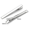 20-50PCS Hair Alligator Clips Metal Single Prong Duck Bill Hair Clips Flat Top with Teeth Curl Clips for Hair Accessories DIY